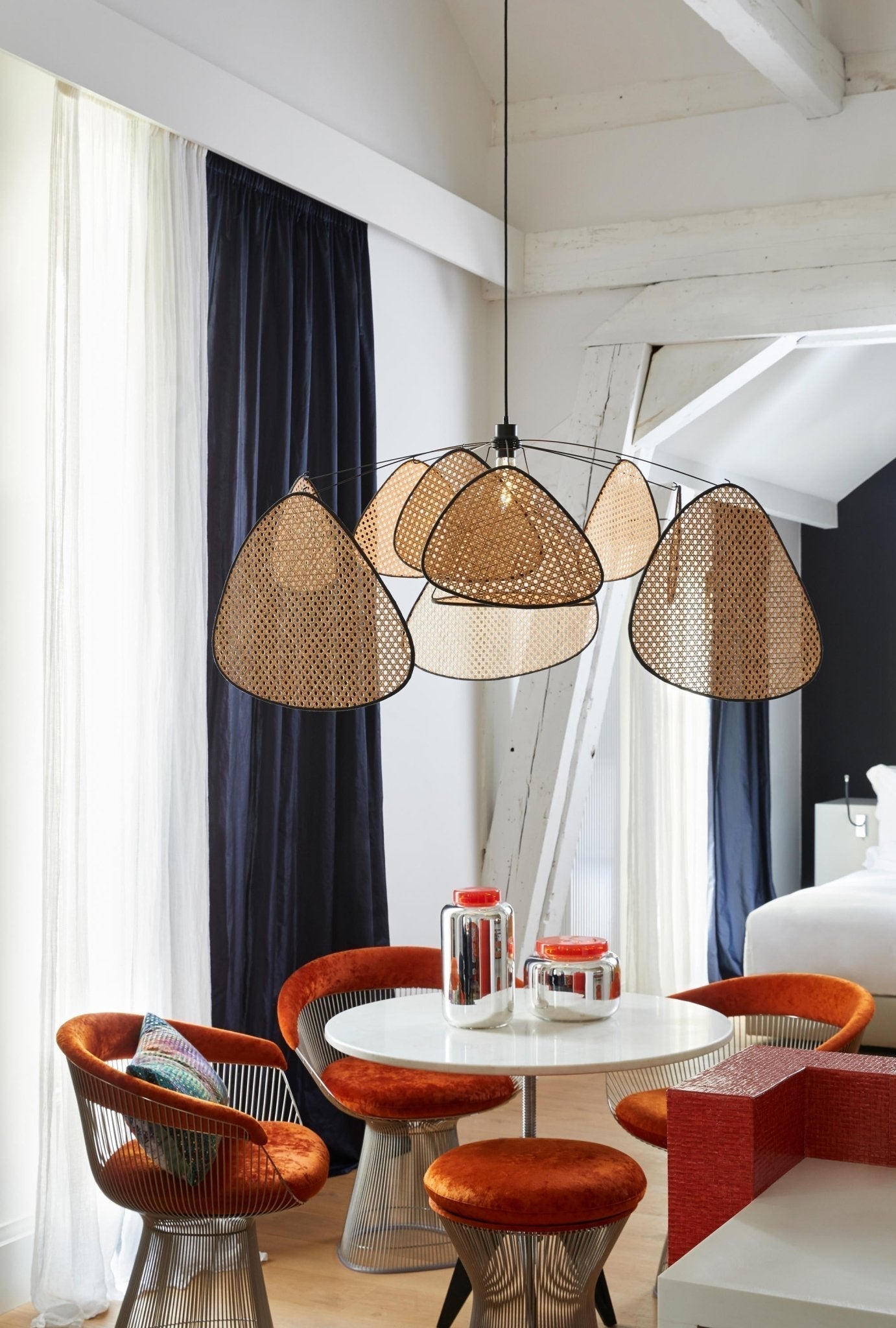 Screen Cannage Suspension - Lamp Outdoor