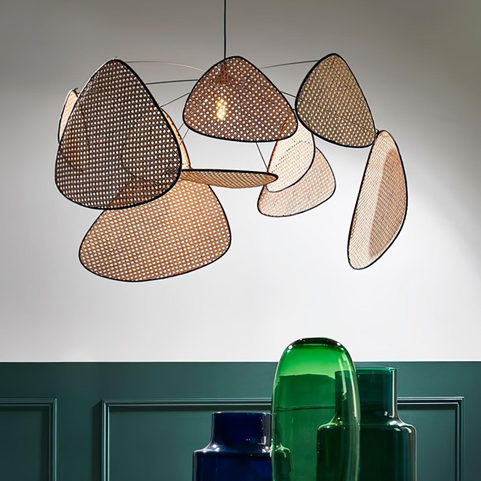 Screen Cannage Suspension - Lamp Outdoor