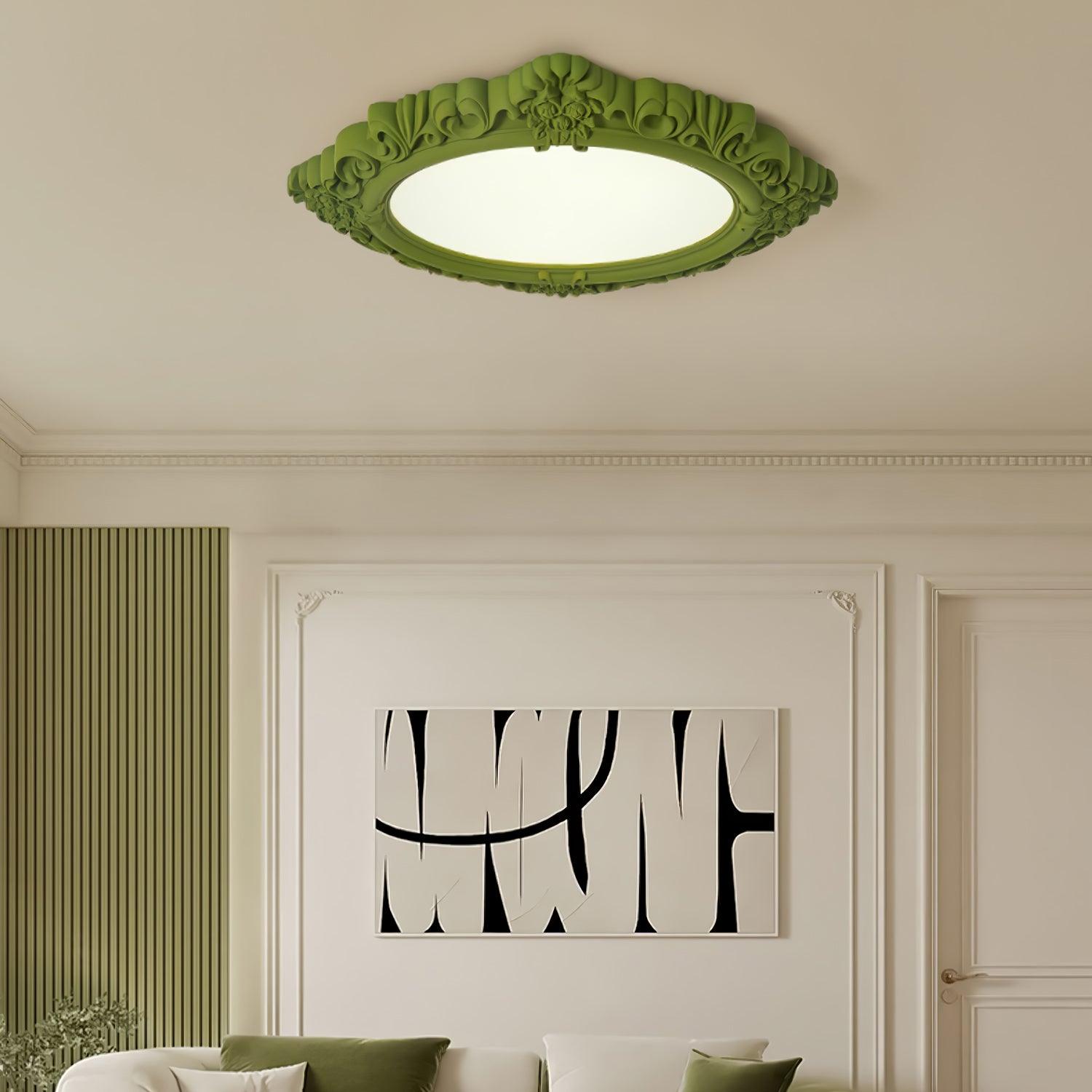 Sculpted Resin Ceiling Lamp - Lamp Outdoor