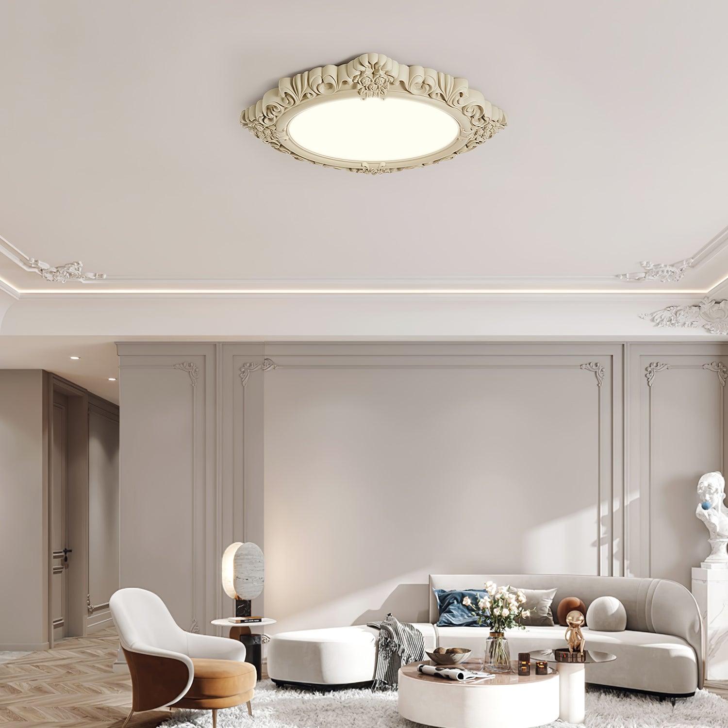 Sculpted Resin Ceiling Lamp - Lamp Outdoor
