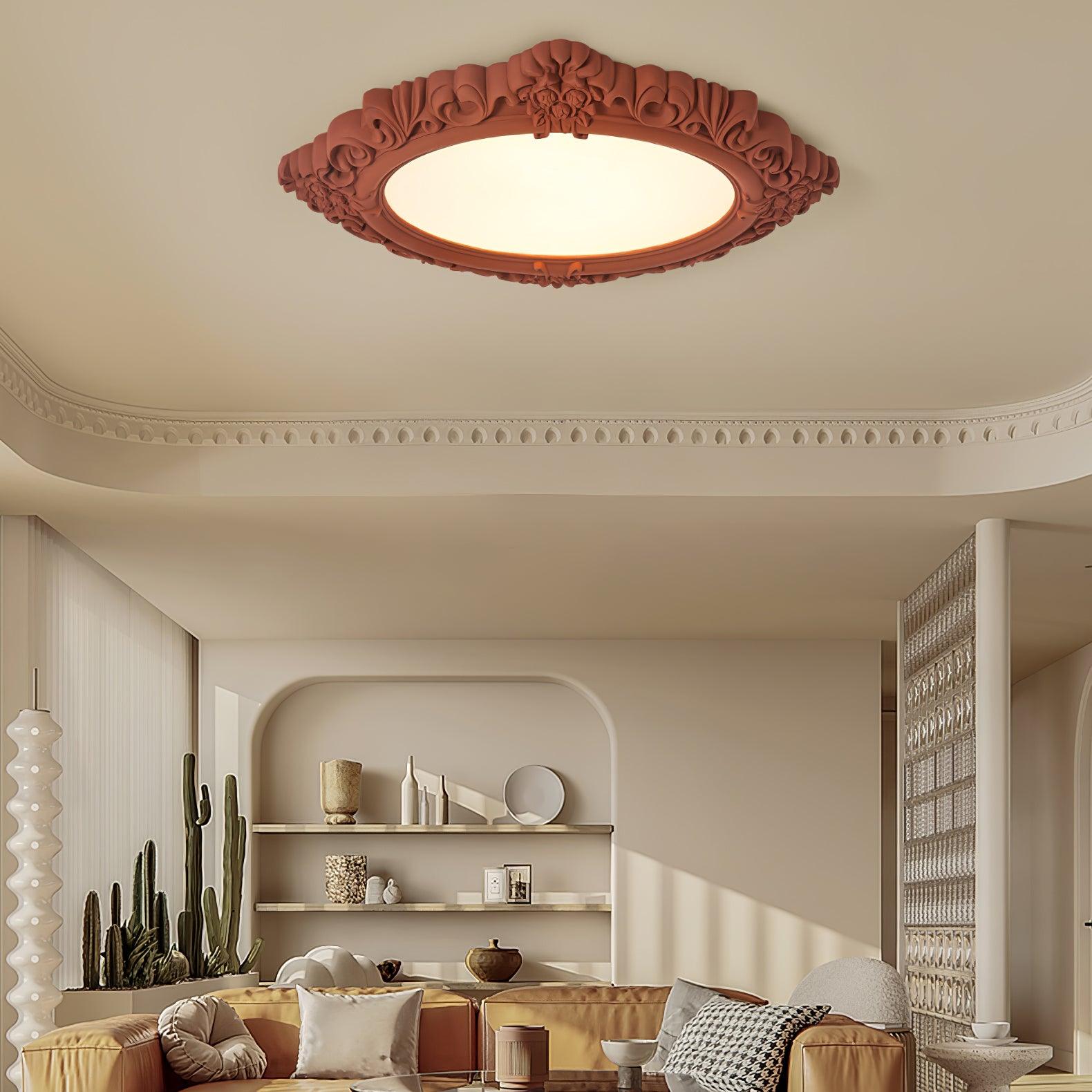 Sculpted Resin Ceiling Lamp - Lamp Outdoor