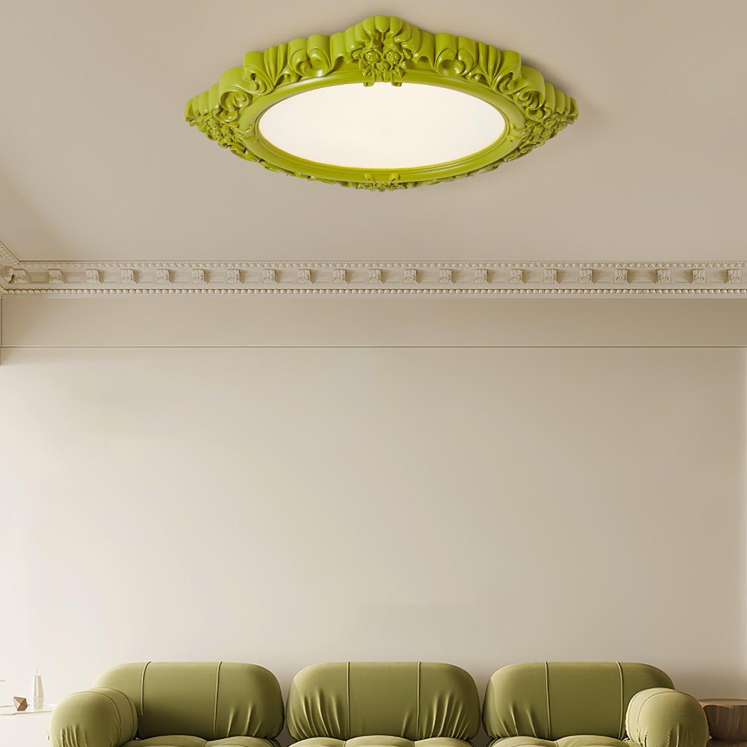 Sculpted Resin Ceiling Lamp - Lamp Outdoor