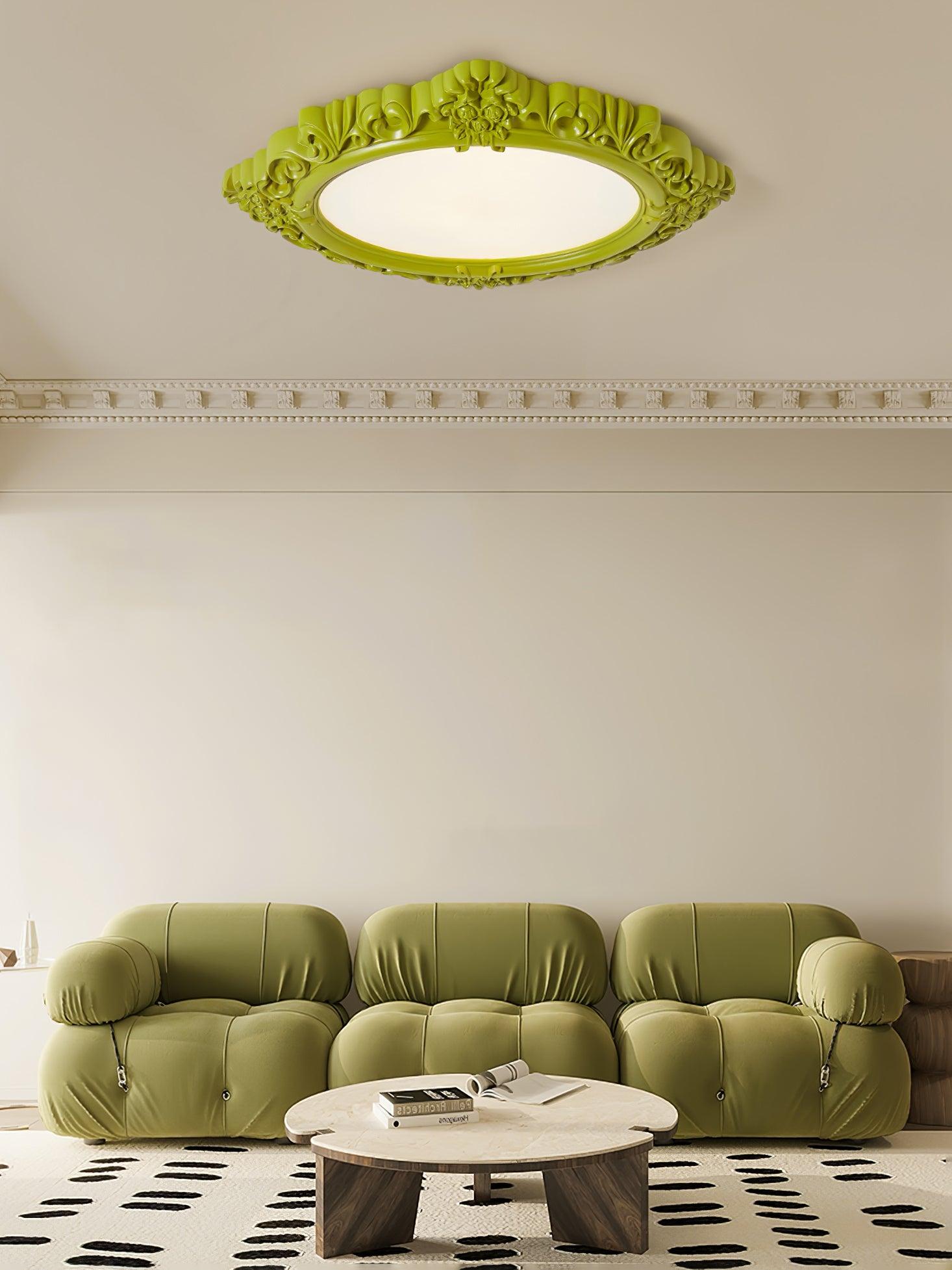 Sculpted Resin Ceiling Lamp - Lamp Outdoor