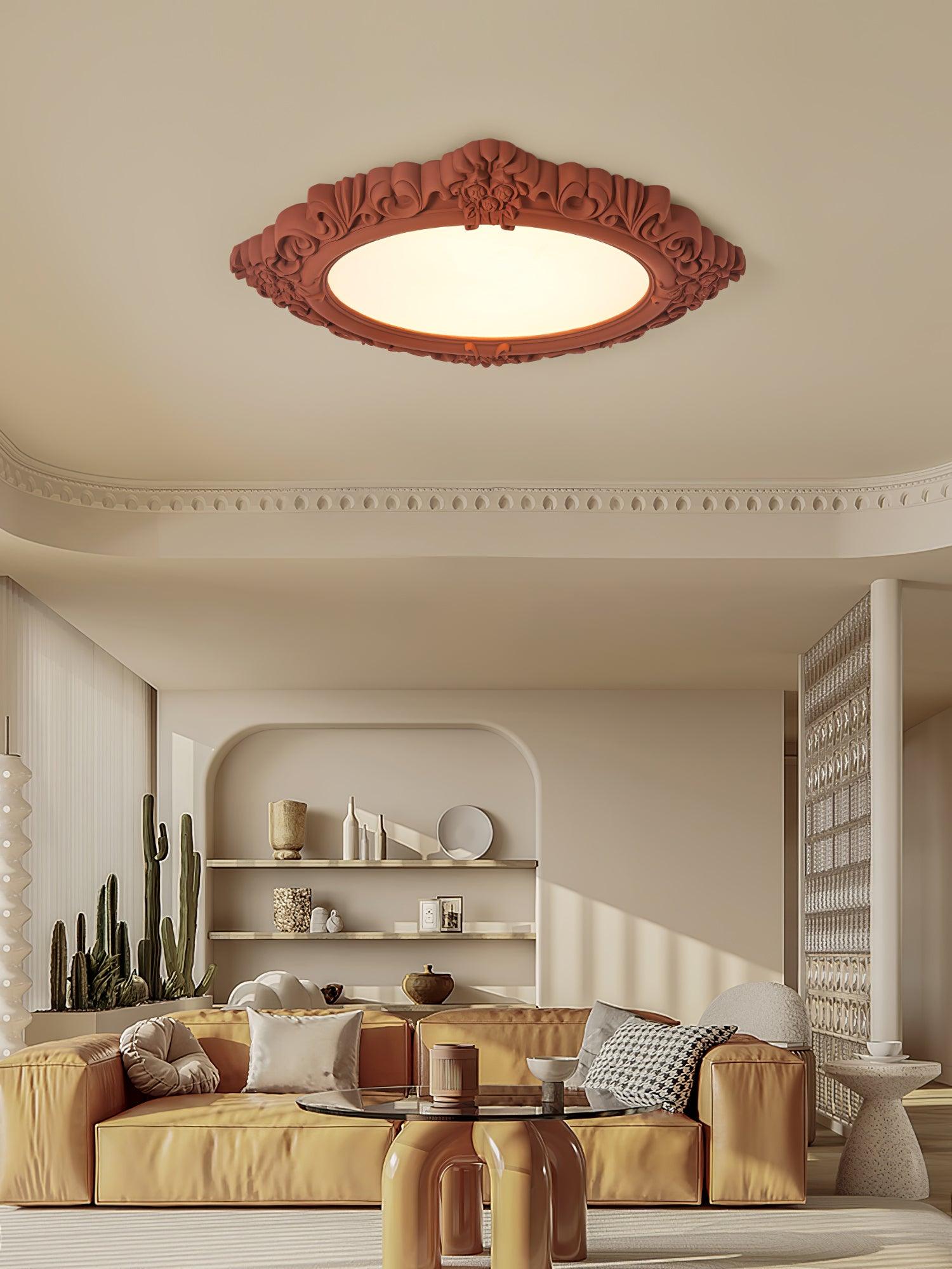 Sculpted Resin Ceiling Lamp - Lamp Outdoor