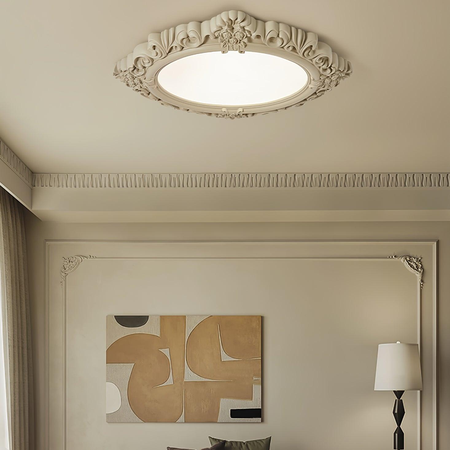Sculpted Resin Ceiling Lamp - Lamp Outdoor