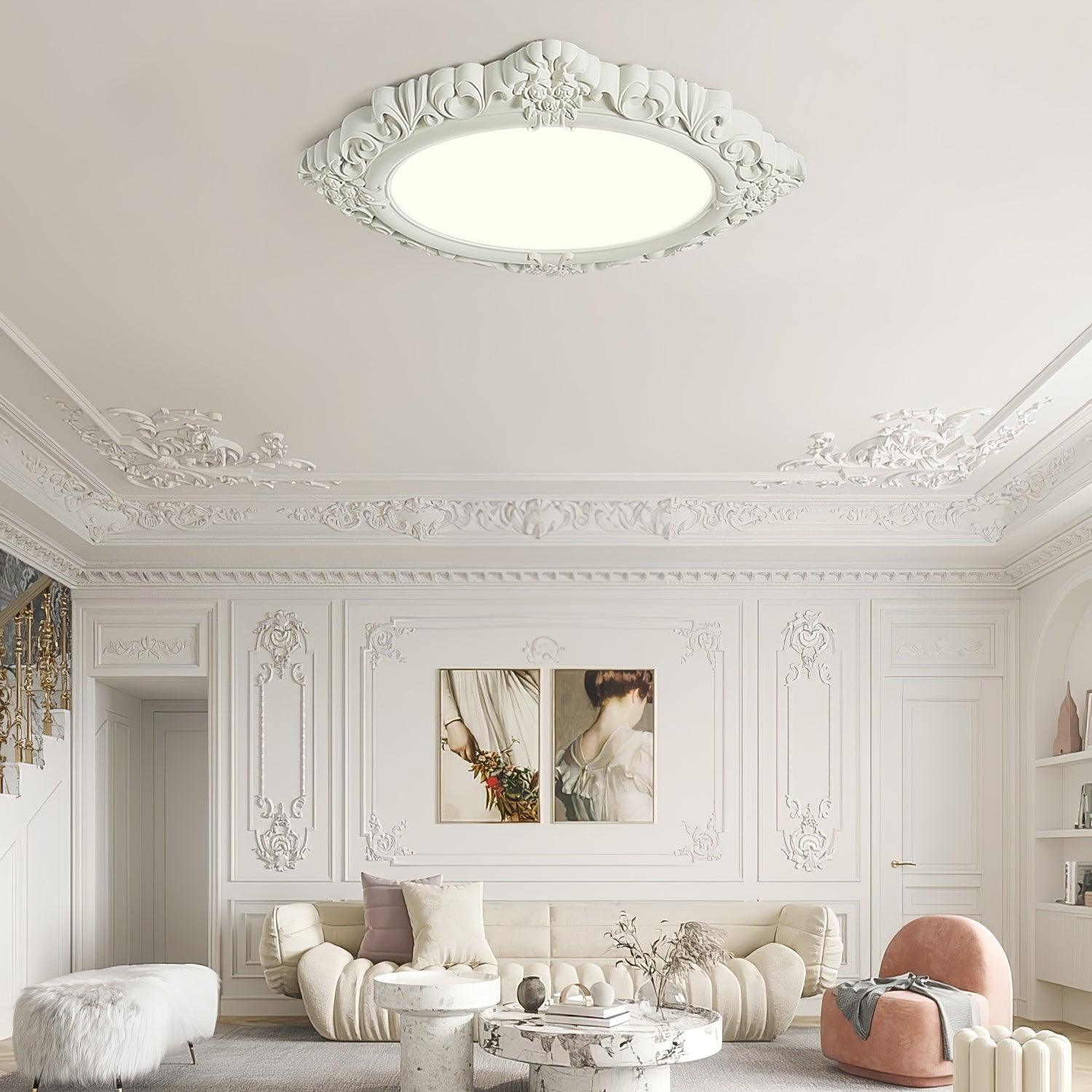 Sculpted Resin Ceiling Lamp - Lamp Outdoor