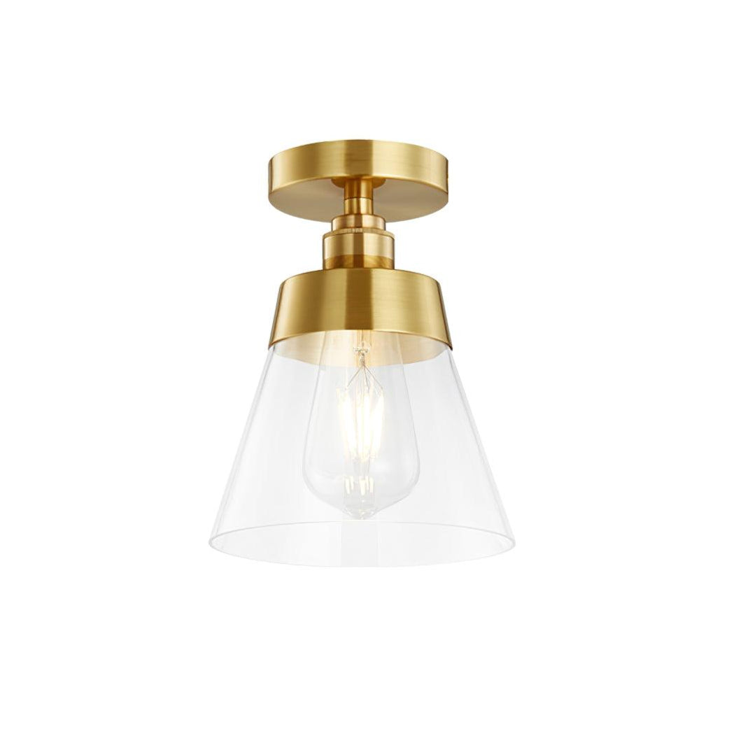 Semi Modern Brass Ceiling Light