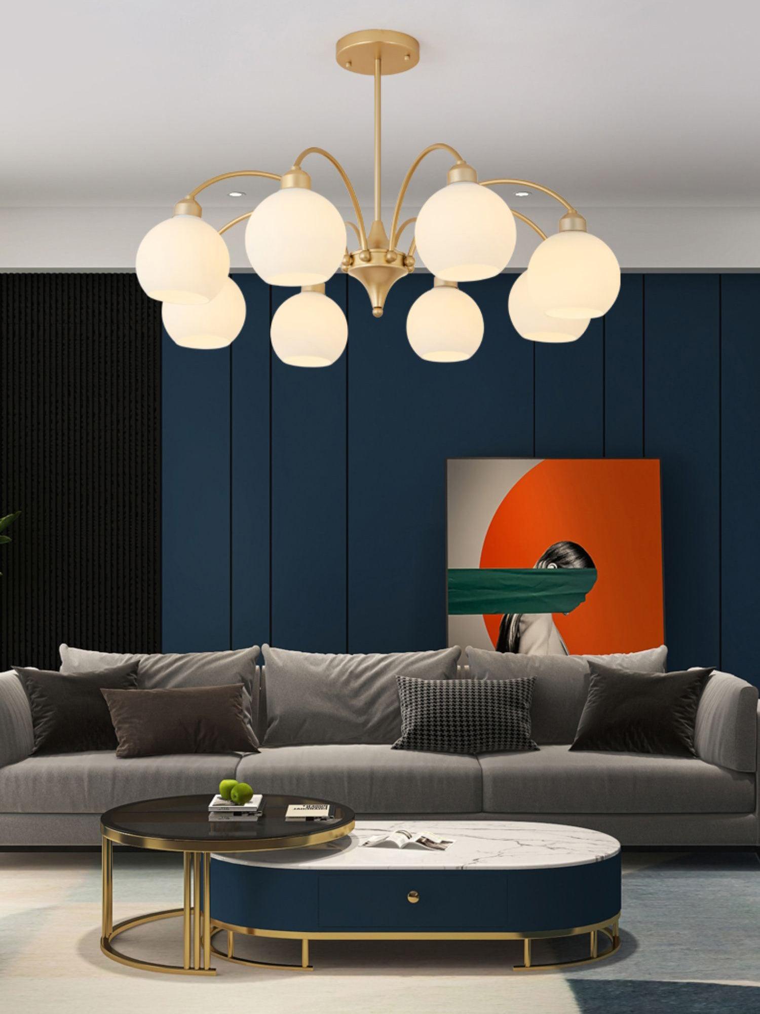Sculptural Glass Chandelier - Lamp Outdoor