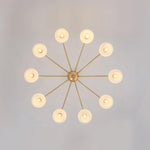 Sculptural Glass Chandelier - Lamp Outdoor