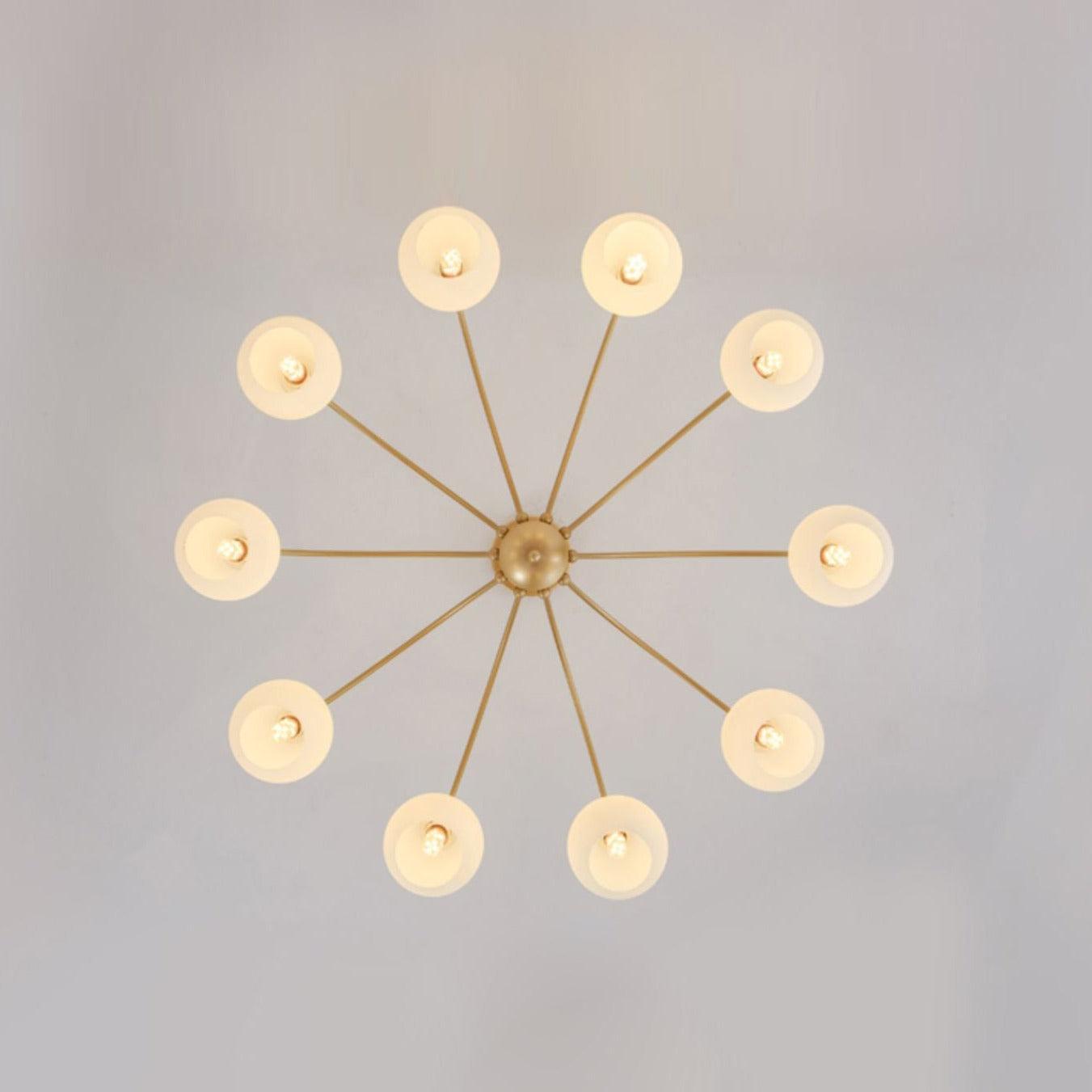 Sculptural Glass Chandelier - Lamp Outdoor