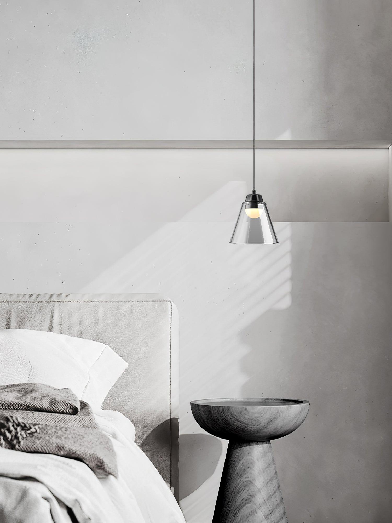 Sculptural Glass Pendant Lamp - Lamp Outdoor
