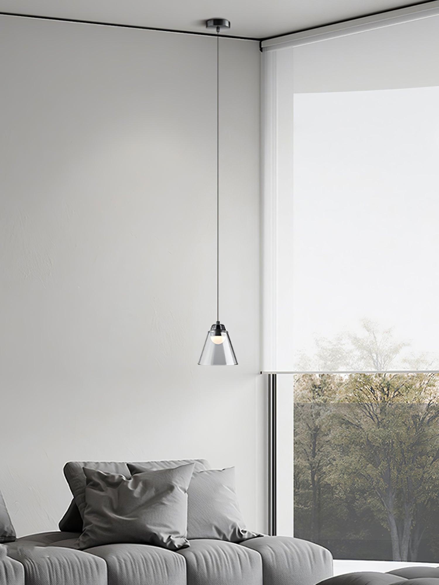 Sculptural Glass Pendant Lamp - Lamp Outdoor