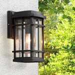 Retro Simple Waterproof Bubbles Glass Shade Modern Outdoor Wall Light - Lamp Outdoor