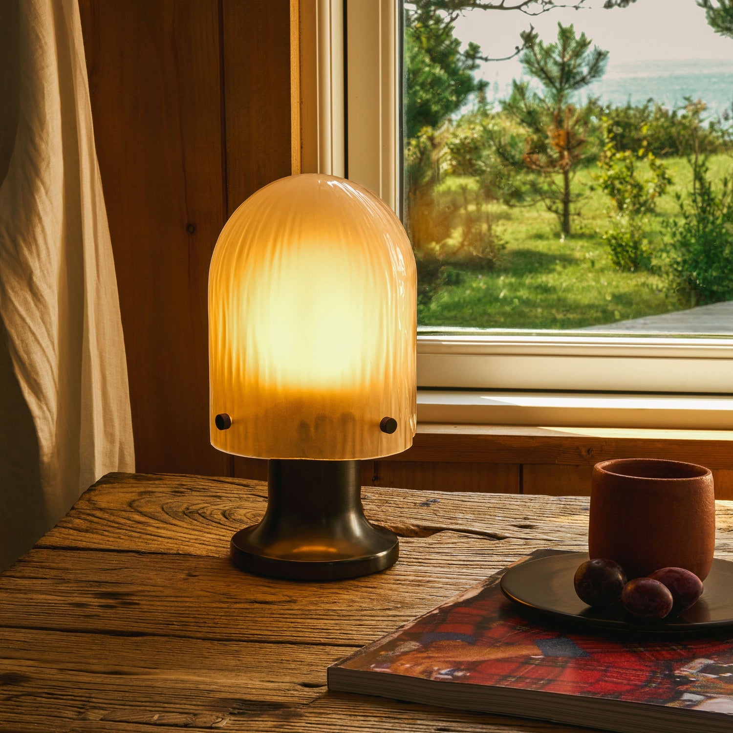 Seine Modern Glass Table Lamp