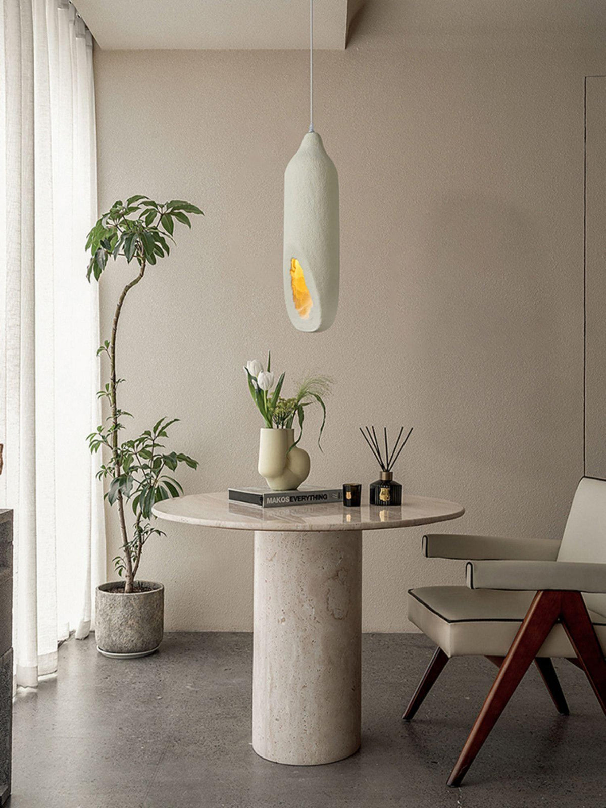 Anorion Modern Minimalist Nordic Plastic Pendant Light - Lamp Outdoor