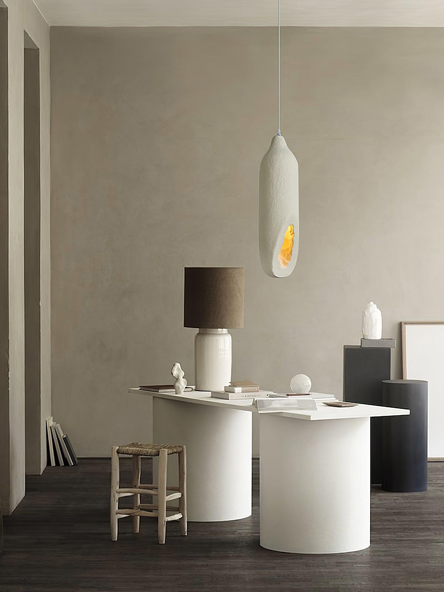 Anorion Modern Minimalist Nordic Plastic Pendant Light - Lamp Outdoor