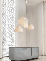 Lumina Silk Ribbed Pendant Light - Lamp Outdoor
