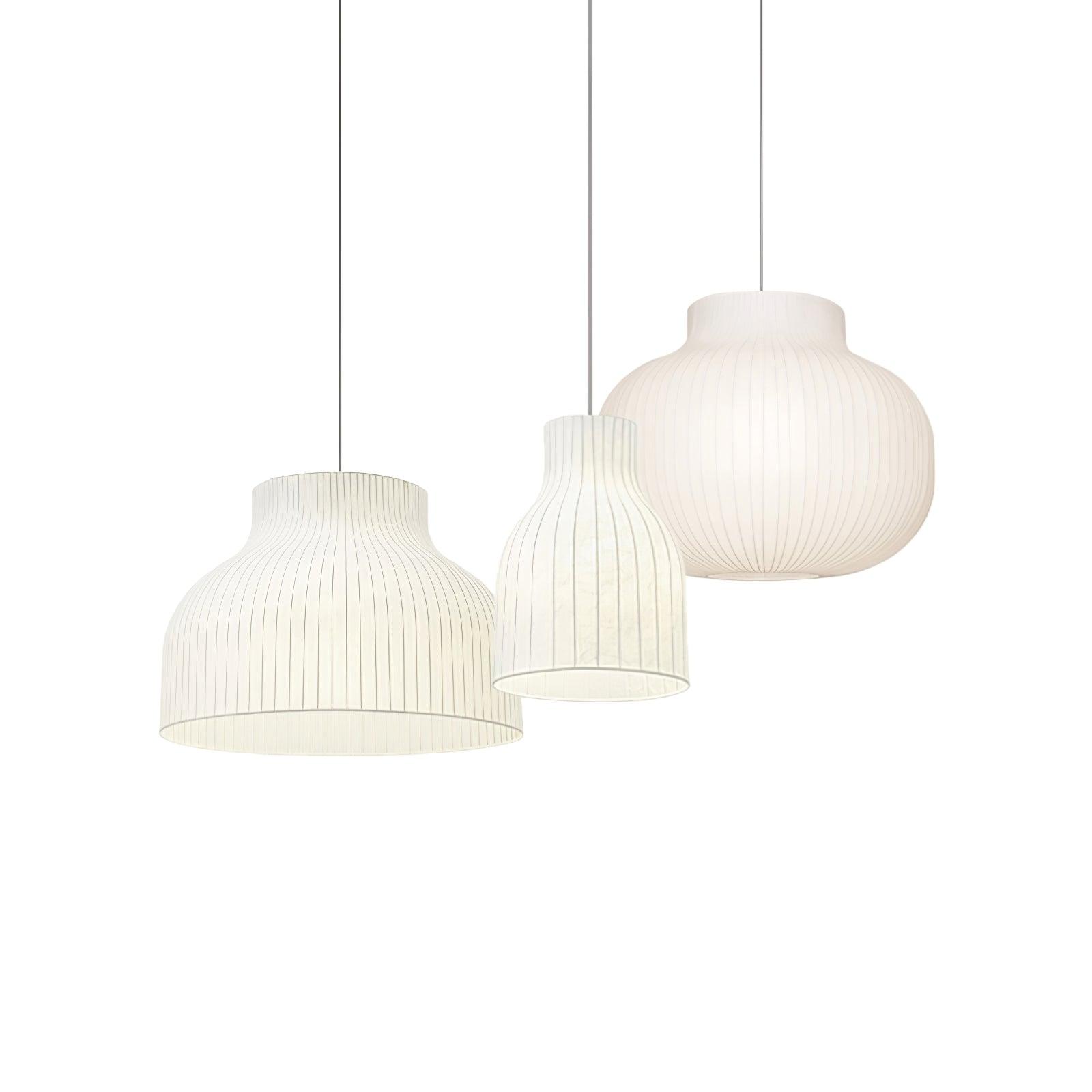 Lumina Silk Ribbed Pendant Light - Lamp Outdoor