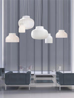 Lumina Silk Ribbed Pendant Light - Lamp Outdoor