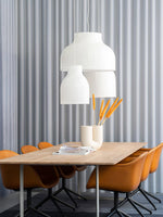 Lumina Silk Ribbed Pendant Light - Lamp Outdoor