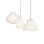 Lumina Silk Ribbed Pendant Light - Lamp Outdoor