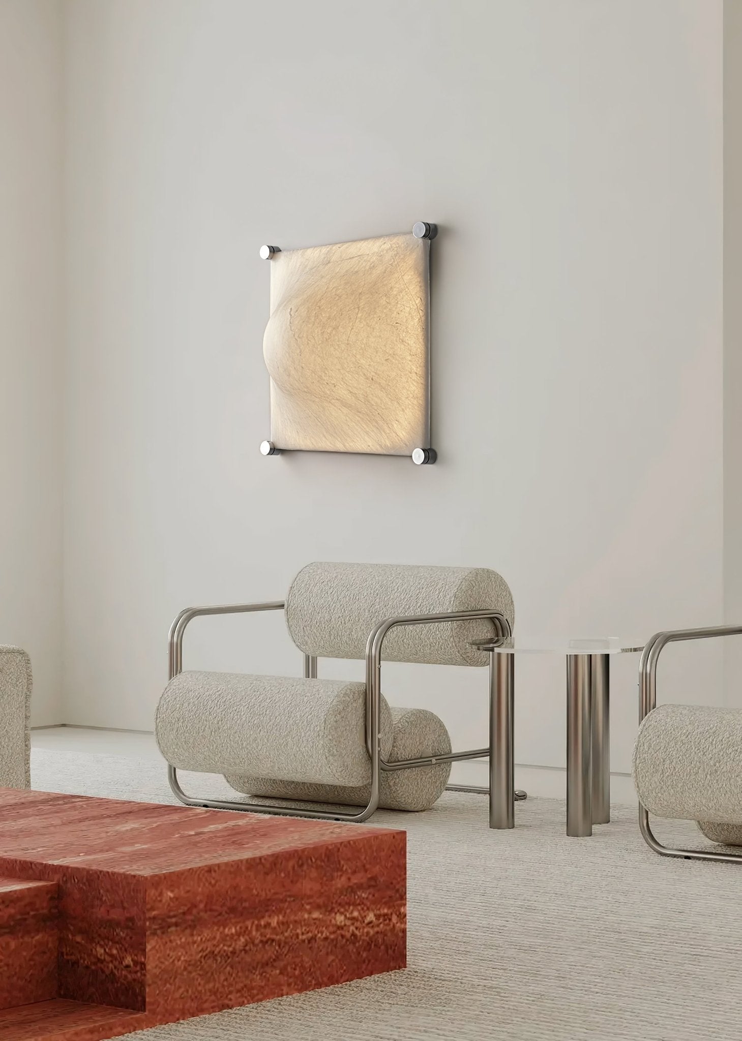 Panel Rustic Silk Wall Light - Lamp Outdoor