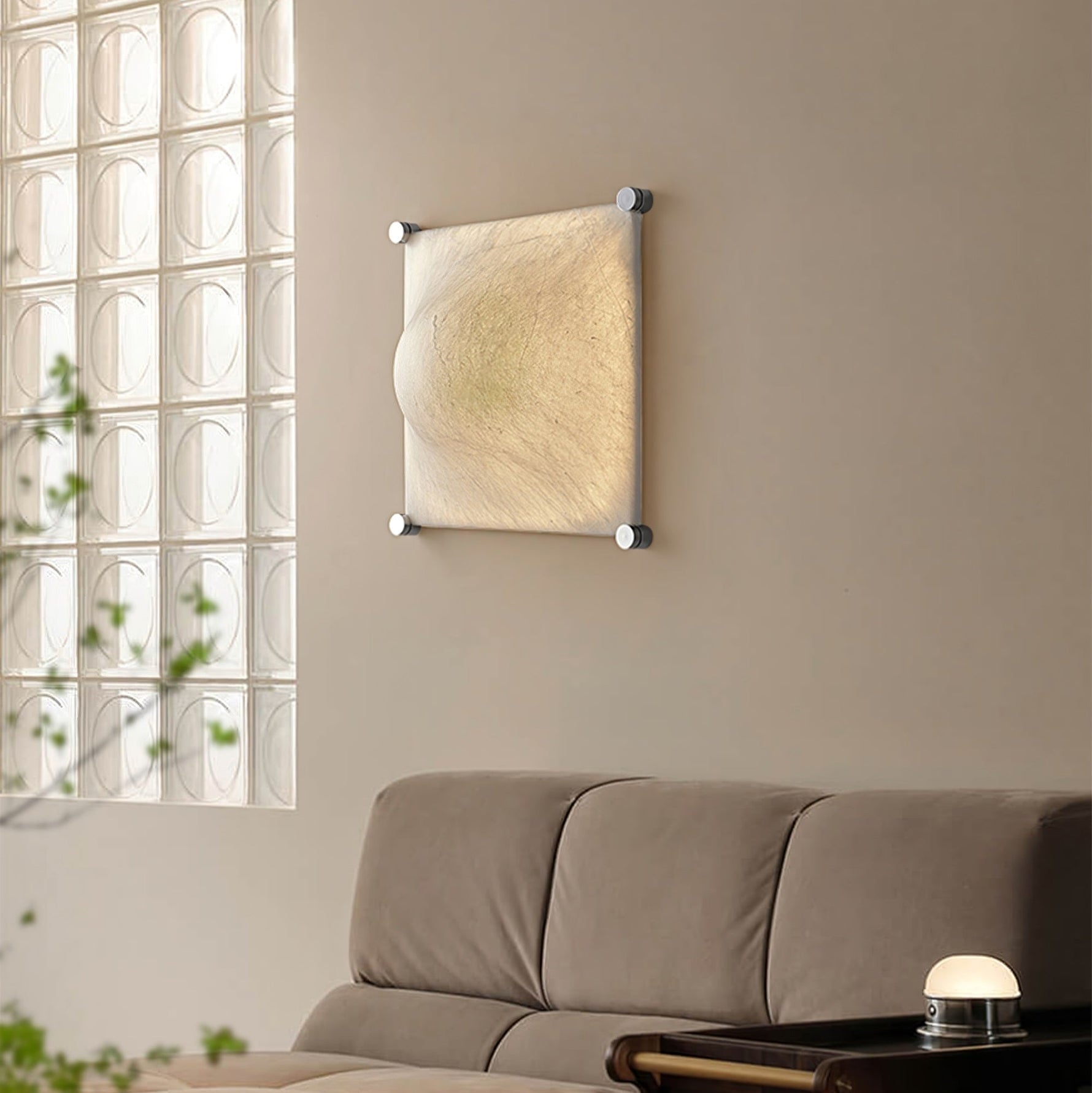 Panel Rustic Silk Wall Light - Lamp Outdoor