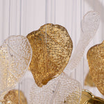 Cesilila Iridescent Metal Leaf Pendant Light - Lamp Outdoor