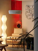Vaeliora Ribbed Ceramic Pendant Light - Lamp Outdoor