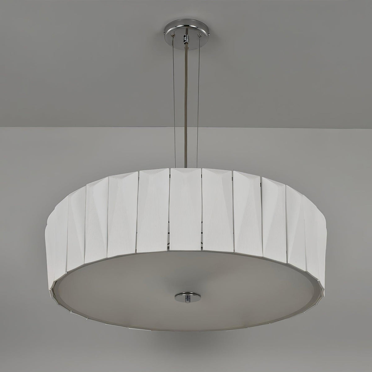Vaeliora Ribbed Ceramic Pendant Light - Lamp Outdoor