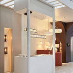 Vaeliora Ribbed Ceramic Pendant Light - Lamp Outdoor