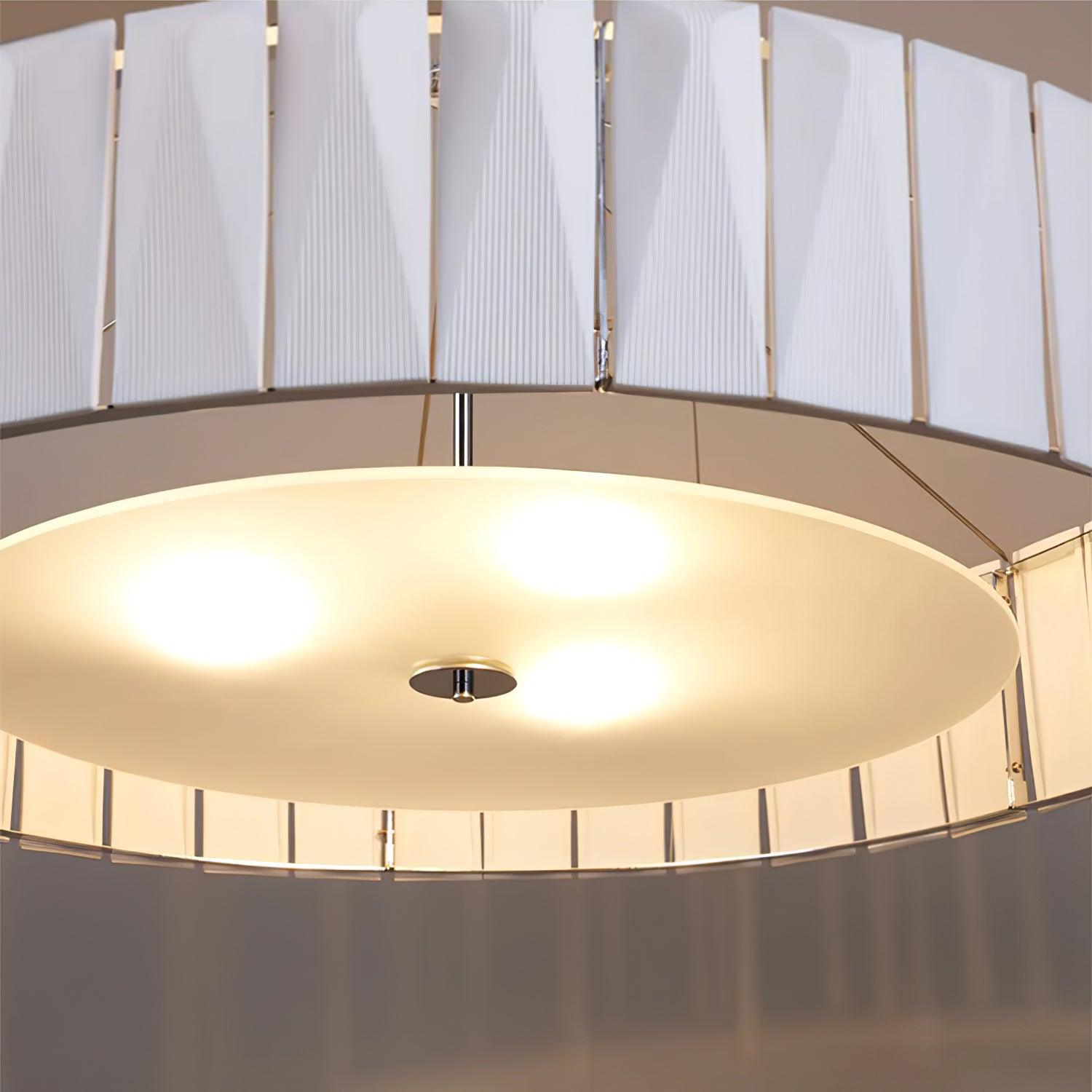 Vaeliora Ribbed Ceramic Pendant Light - Lamp Outdoor