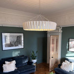 Vaeliora Ribbed Ceramic Pendant Light - Lamp Outdoor