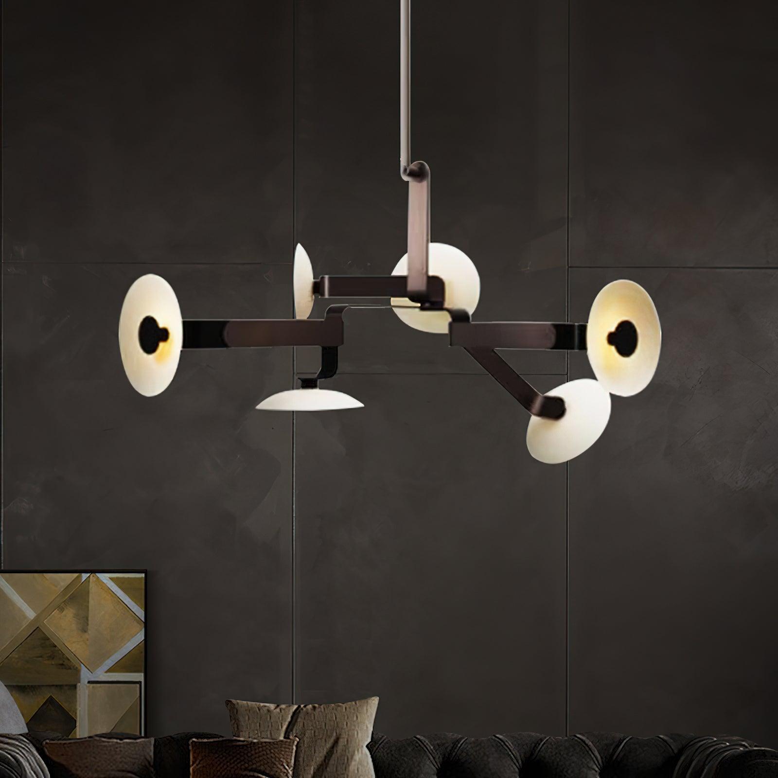 Samuel Vintage Metal Chandelier - Lamp Outdoor
