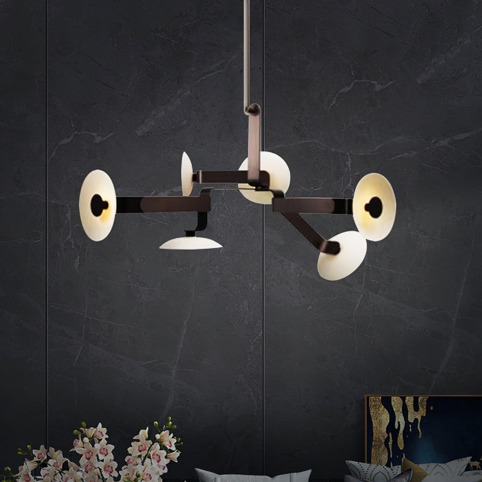 Samuel Vintage Metal Chandelier - Lamp Outdoor