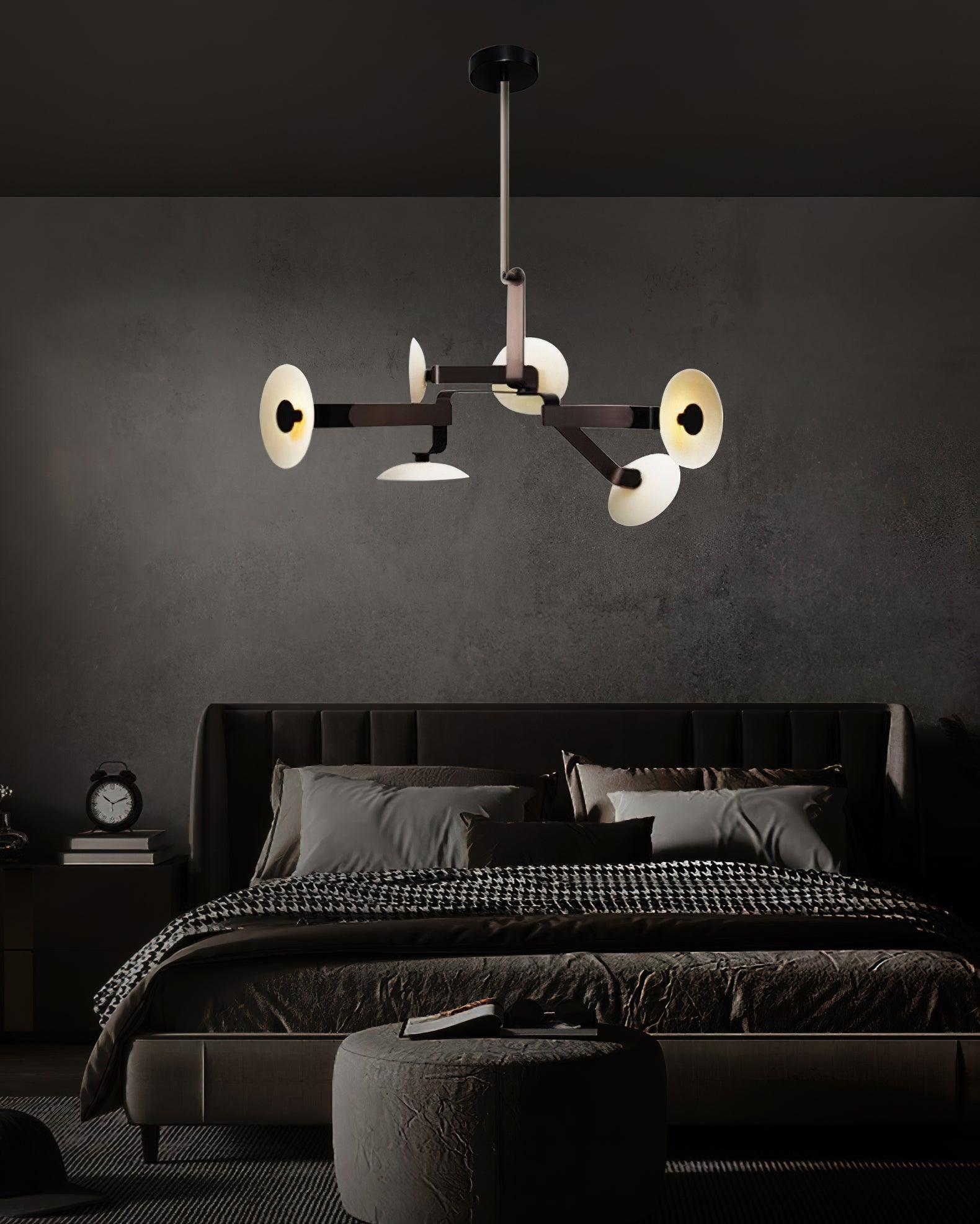 Samuel Vintage Metal Chandelier - Lamp Outdoor