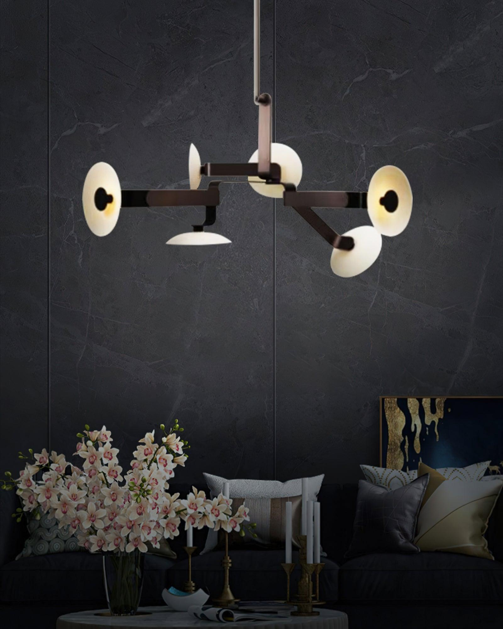 Samuel Vintage Metal Chandelier - Lamp Outdoor