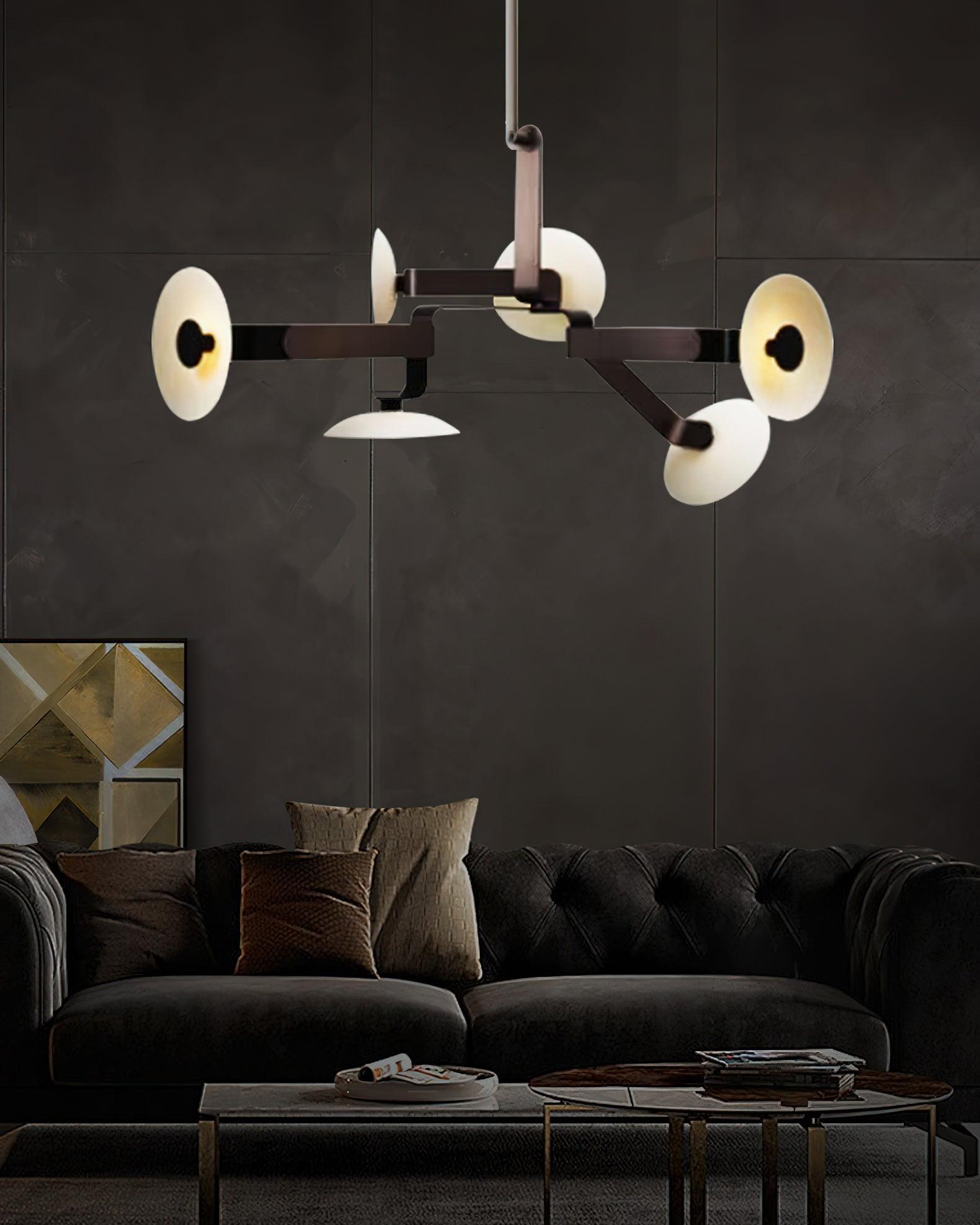 Samuel Vintage Metal Chandelier - Lamp Outdoor