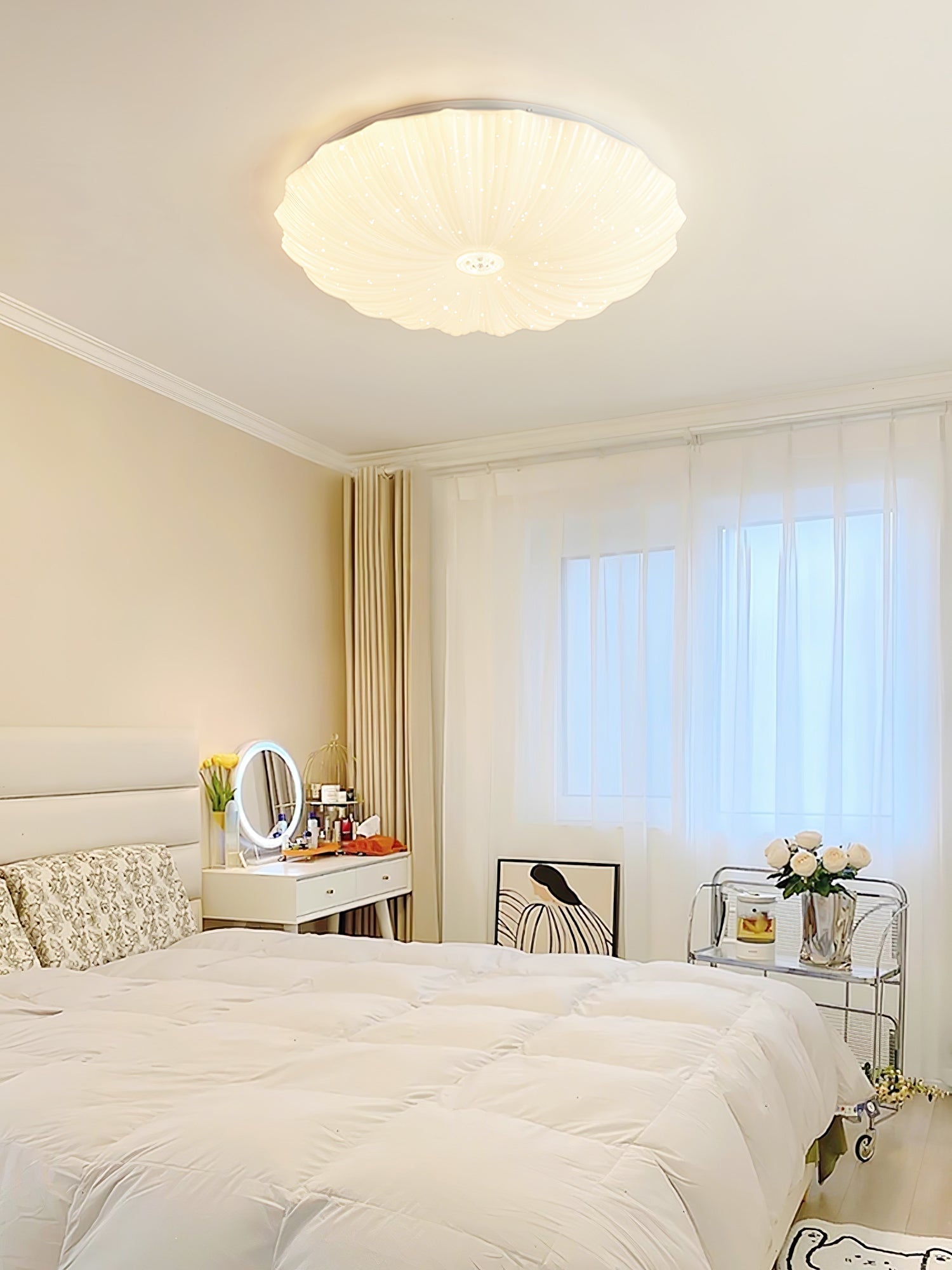 Acrylic Shell Round Ceiling Lamp - Lamp Outdoor