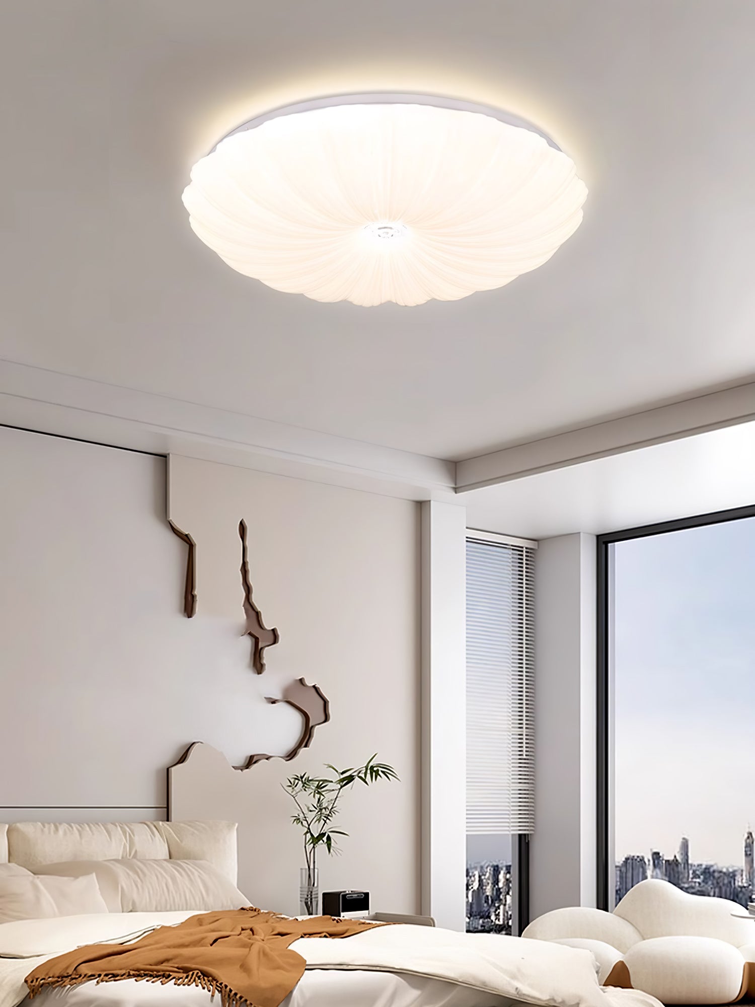Acrylic Shell Round Ceiling Lamp - Lamp Outdoor