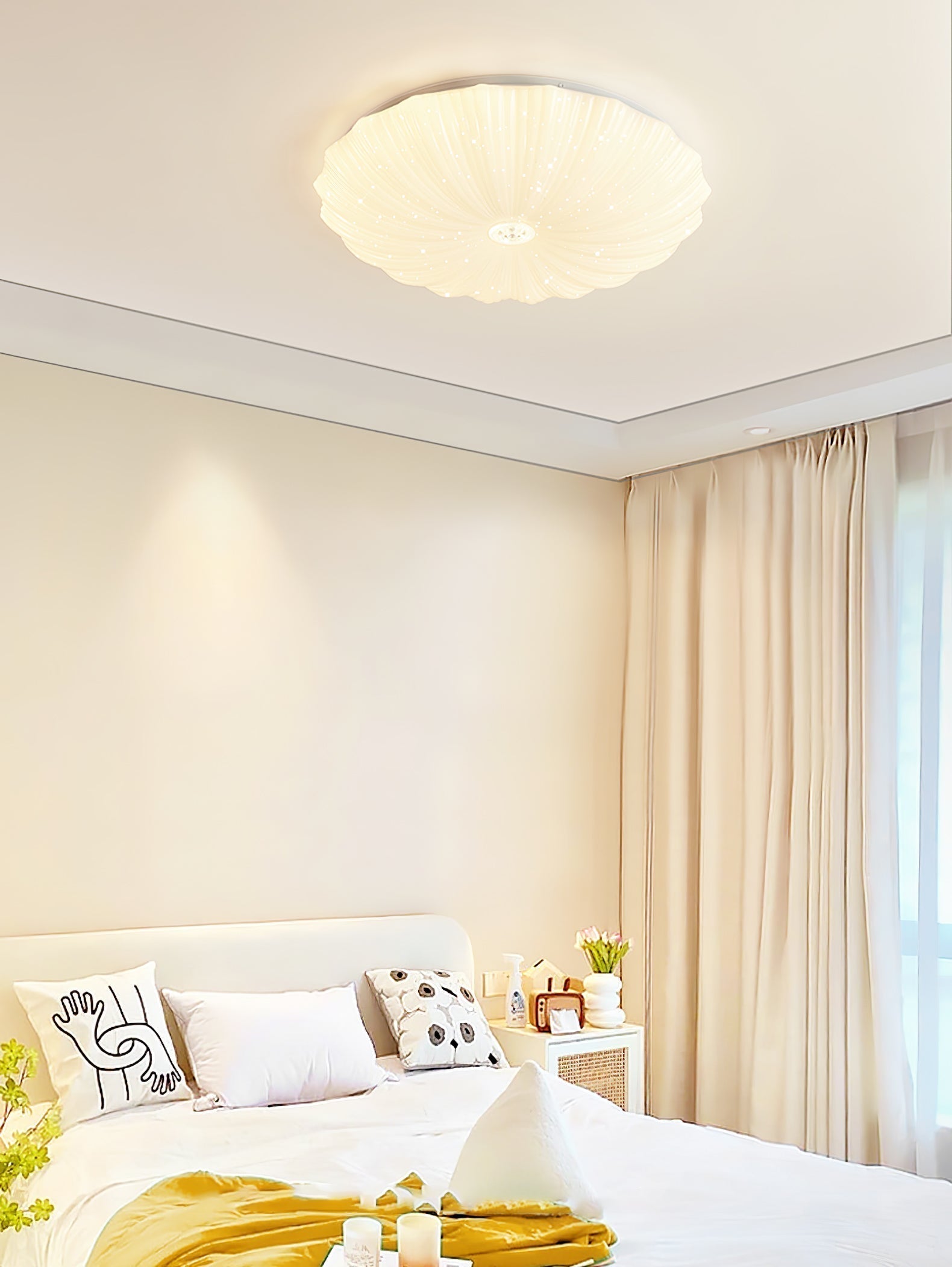 Acrylic Shell Round Ceiling Lamp - Lamp Outdoor