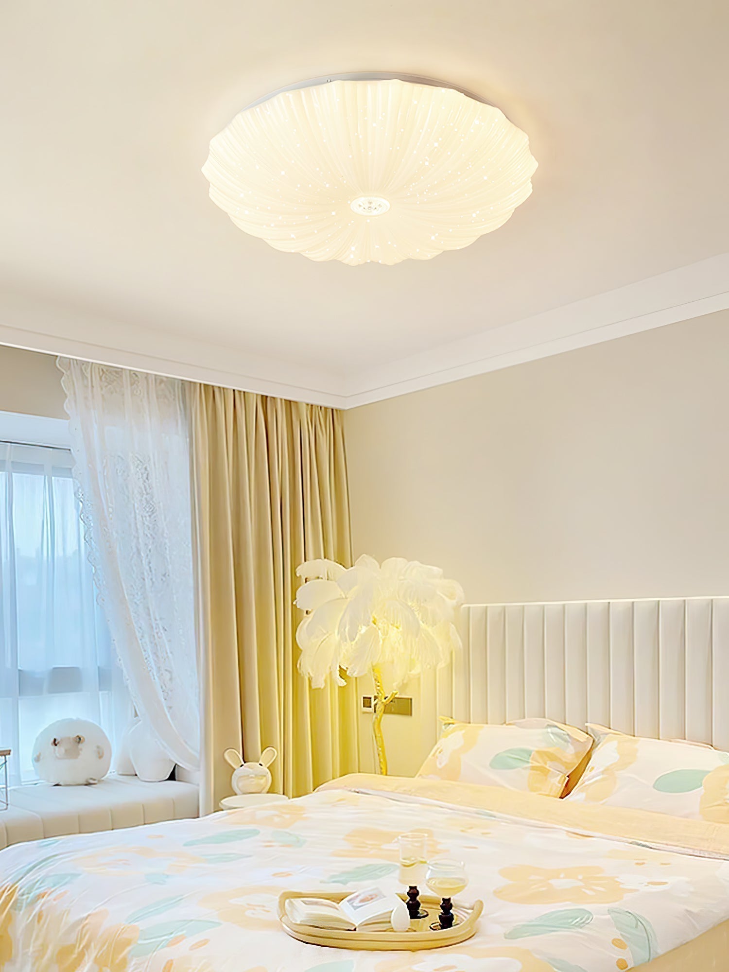 Acrylic Shell Round Ceiling Lamp - Lamp Outdoor