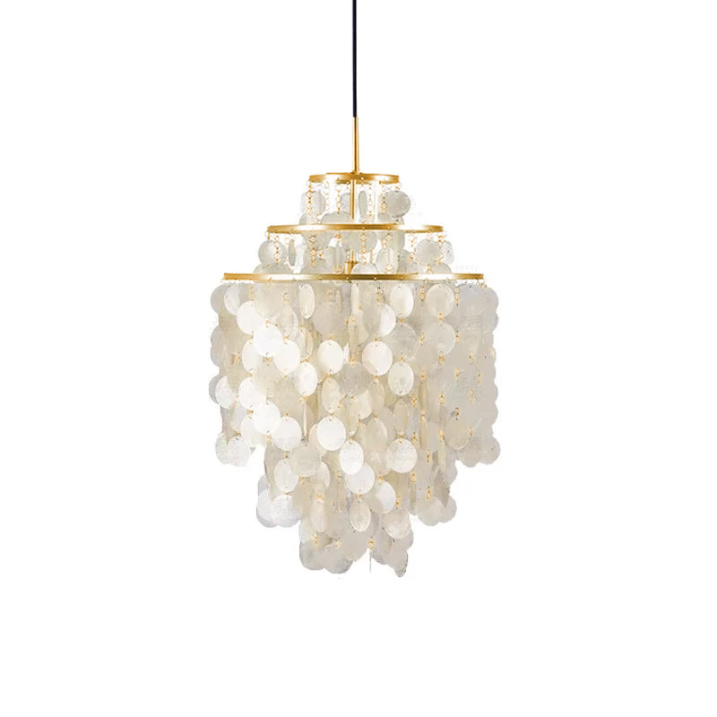 Round Shell Chandelier - Lamp Outdoor