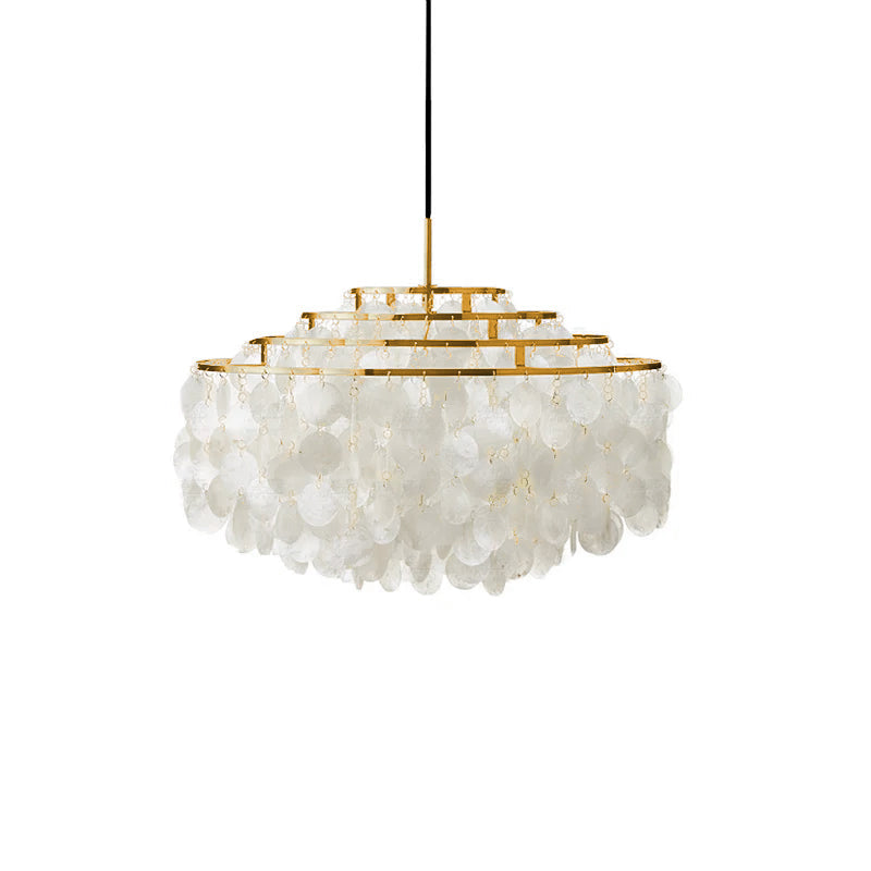 Round Shell Chandelier - Lamp Outdoor