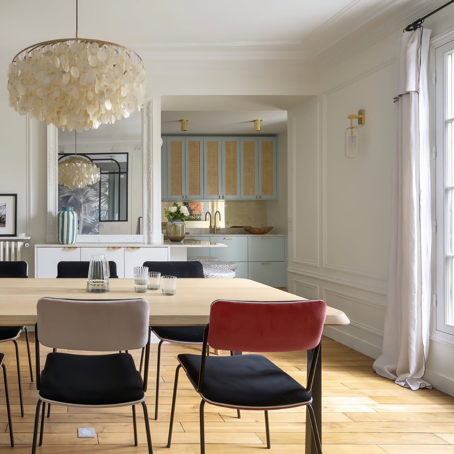 Round Shell Chandelier - Lamp Outdoor