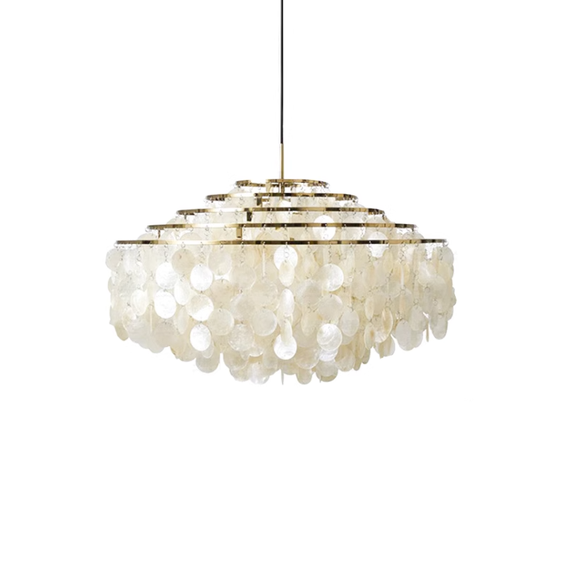 Round Shell Chandelier - Lamp Outdoor