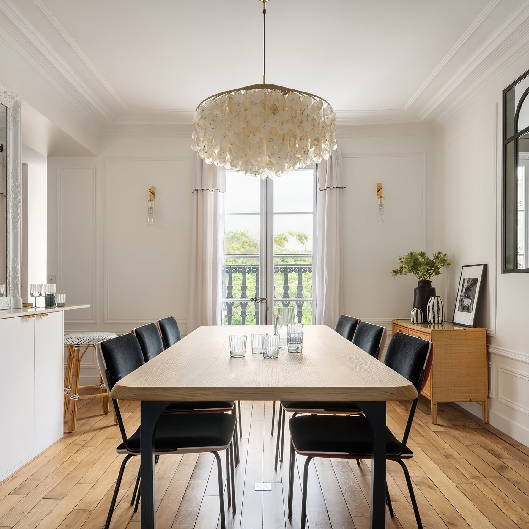 Round Shell Chandelier - Lamp Outdoor