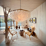 Round Shell Chandelier - Lamp Outdoor
