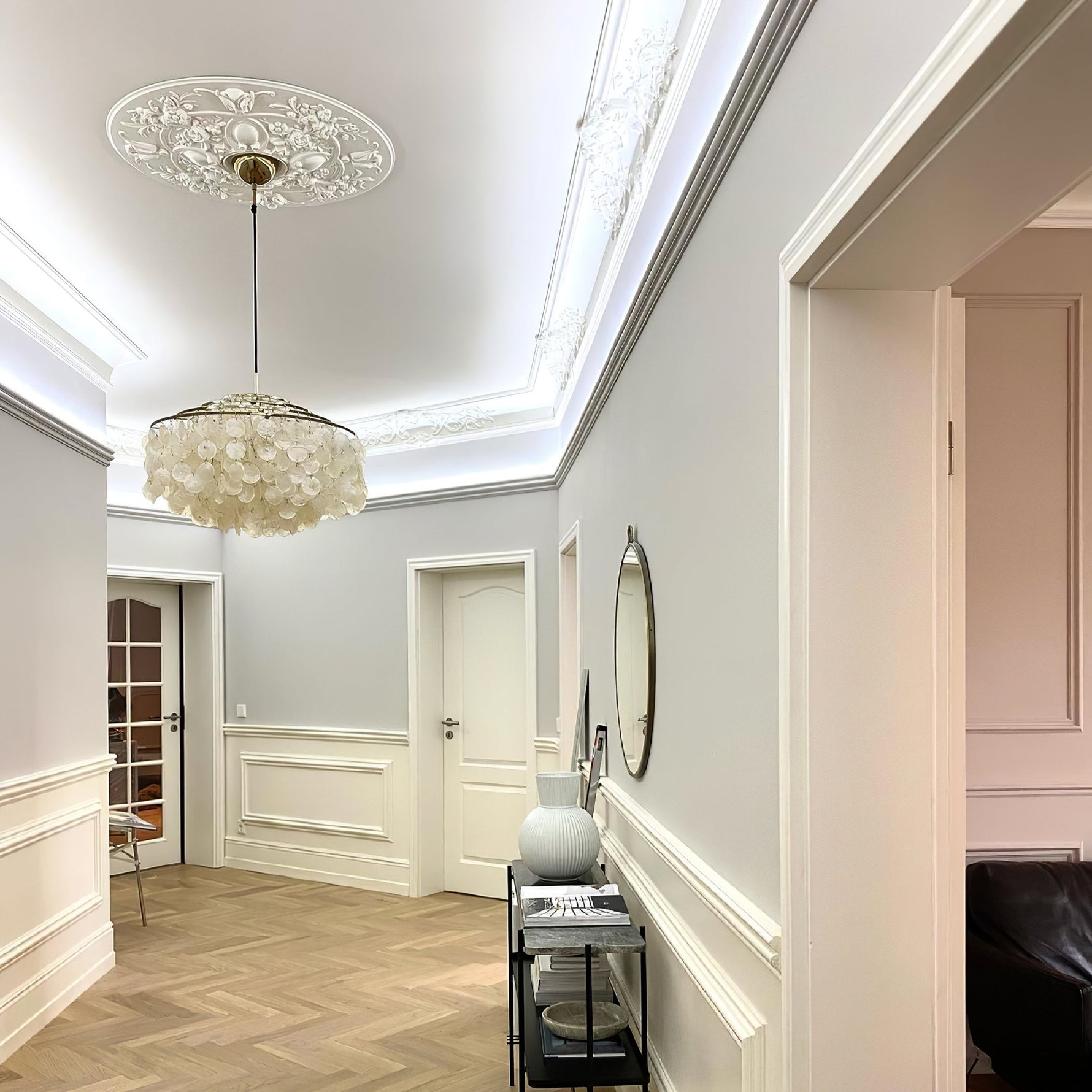 Round Shell Chandelier - Lamp Outdoor