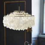 Round Shell Chandelier - Lamp Outdoor